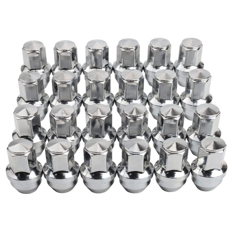 Mardarth 24PCS M14x1.5 Lug Nuts OEM for 2015-2024 F150 Expedition Navigator Factory Stock Aluminum 14x1.5 Wheel Nuts - Image 1